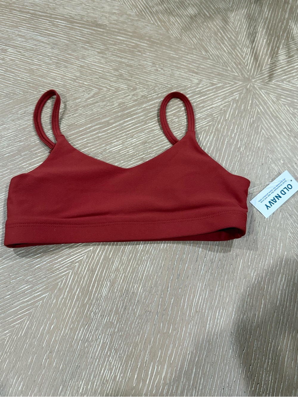 Old Navy Kids Girl Medium 8yrs Rust Red Bralette NWT